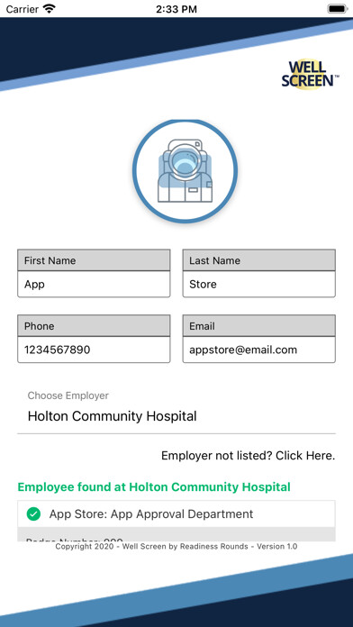 Run android online APK Well Screen Mobile Screening from MyAndroid or emulate Well Screen Mobile Screening using MyAndroid