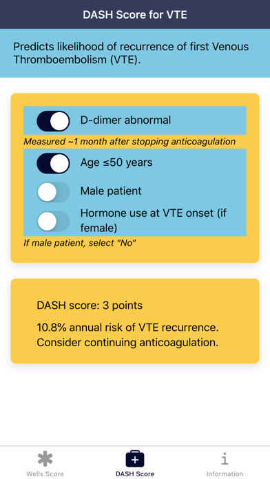 Emulate iPhone app Wells Score Calculator for DVT using MyAndroid Emulate iPhone app Wells Score Calculator for DVT using MyAndroid