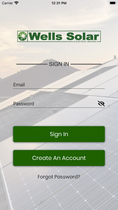 Emulate iPhone app Wells Solar using MyAndroid Emulate iPhone app Wells Solar using MyAndroid
