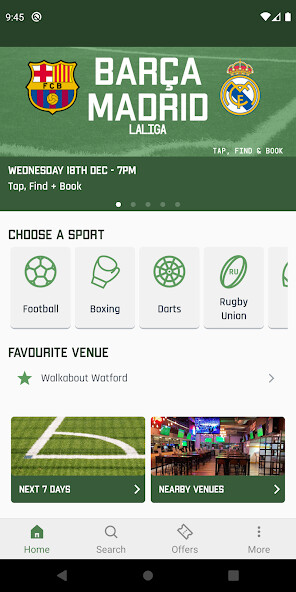 Run android online APK We Love Sport - Book Live Sport in a Local Pub from MyAndroid or emulate We Love Sport - Book Live Sport in a Local Pub using MyAndroid