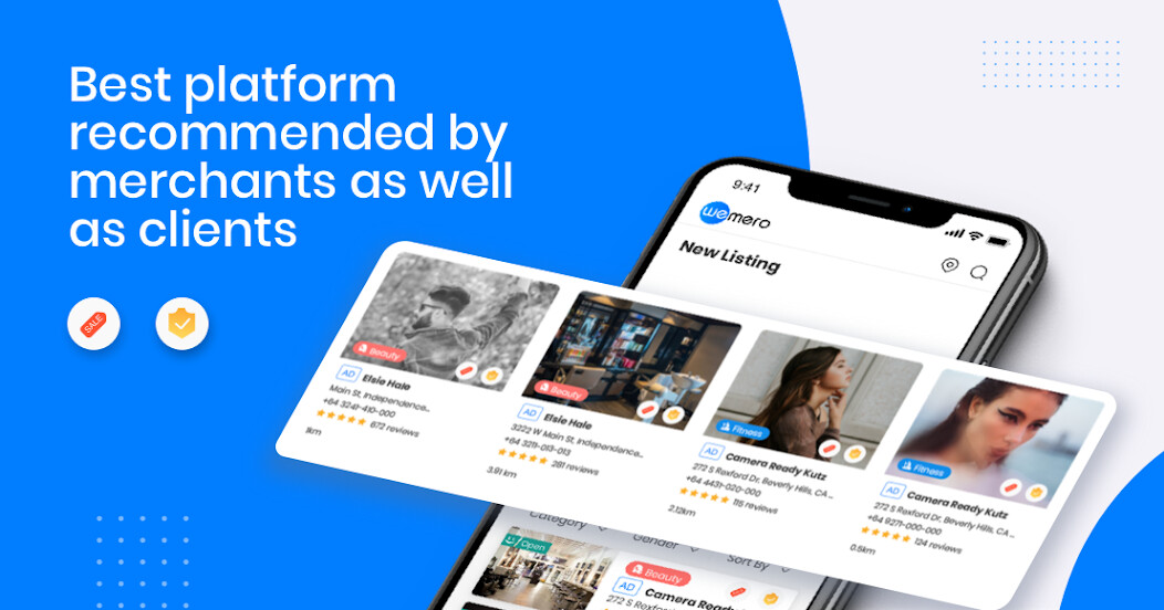 Run android online APK Wemero - Book Services Near By from MyAndroid or emulate Wemero - Book Services Near By using MyAndroid