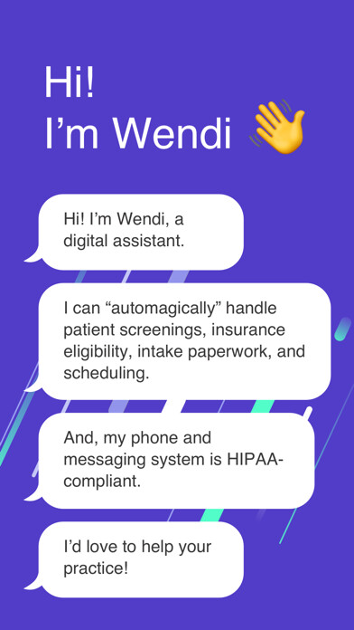 Emulate iPhone app Wendi: Healthcare Assistant using MyAndroid Emulate iPhone app Wendi: Healthcare Assistant using MyAndroid