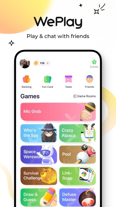 Emulate iPhone app WePlay - Game & Party using MyAndroid