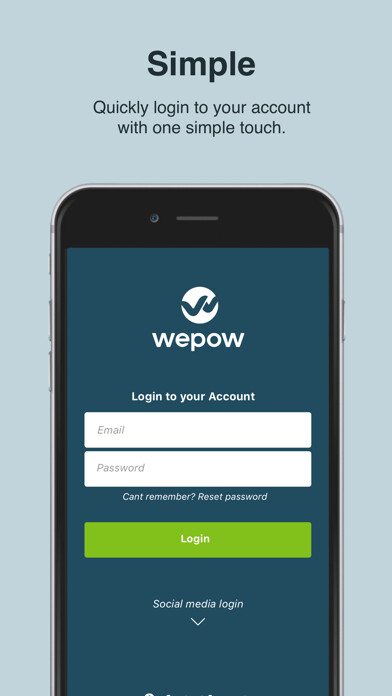 Emulate iPhone app Wepow for Employers using MyAndroid Emulate iPhone app Wepow for Employers using MyAndroid