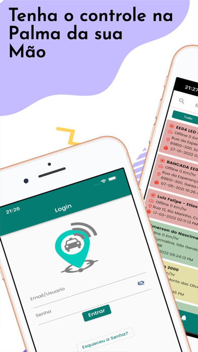 Emulate iPhone app W&E Rastreadores PRO using MyAndroid
