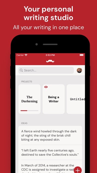 Emulate iPhone app Werdsmith: Writing App using MyAndroid