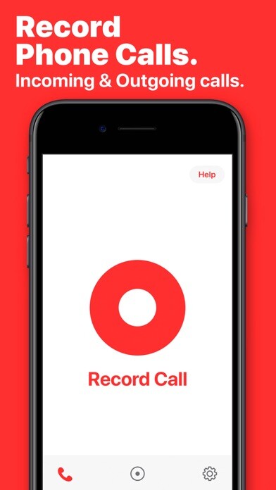 Emulate iPhone app WeRec: Call Recorder App using MyAndroid
