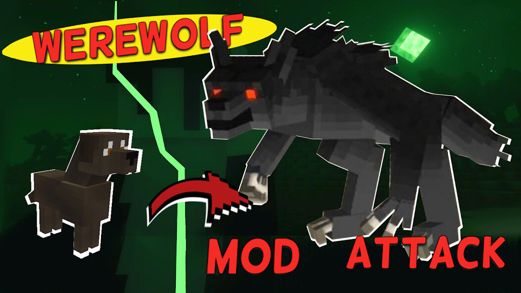 Run android online APK Werewolf Mods for Minecraft PE from MyAndroid or emulate Werewolf Mods for Minecraft PE using MyAndroid
