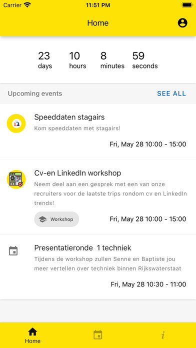 Emulate iPhone app Werken bij Rijkswaterstaat using MyAndroid