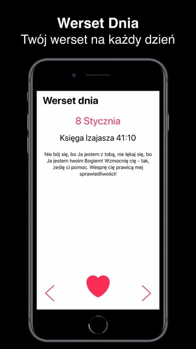 Emulate iPhone app Werset Dnia using MyAndroid