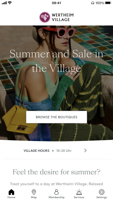 Emulate iPhone app Wertheim Village using MyAndroid