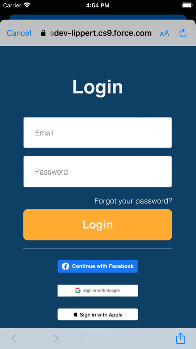 Emulate iPhone app WeRV using MyAndroid