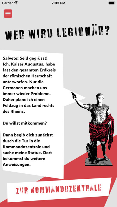 Emulate iPhone app Wer wird Legionär? using MyAndroid