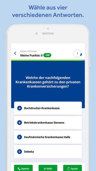 Emulate iPhone app Wer wird ZFA-Abrechnungsprofi? using MyAndroid Emulate iPhone app Wer wird ZFA-Abrechnungsprofi? using MyAndroid