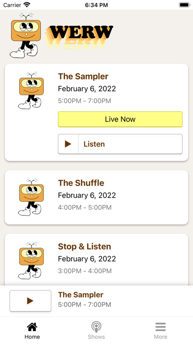 Emulate iPhone app WERW Radio using MyAndroid Emulate iPhone app WERW Radio using MyAndroid