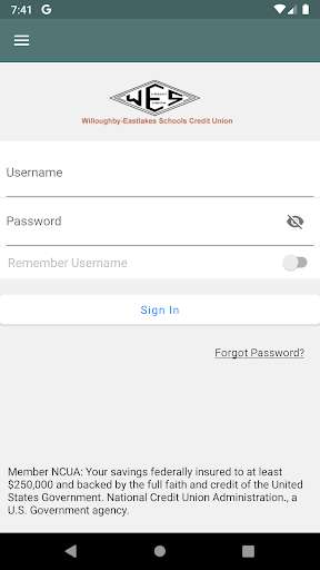 Run android online APK WES Credit Union from MyAndroid or emulate WES Credit Union using MyAndroid