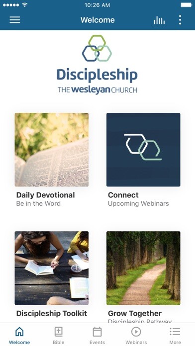 Emulate iPhone app Wesleyan Discipleship using MyAndroid Emulate iPhone app Wesleyan Discipleship using MyAndroid