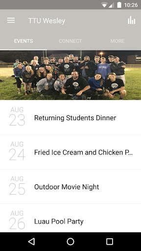 Run android online APK Wesley Foundation at TTU from MyAndroid or emulate Wesley Foundation at TTU using MyAndroid