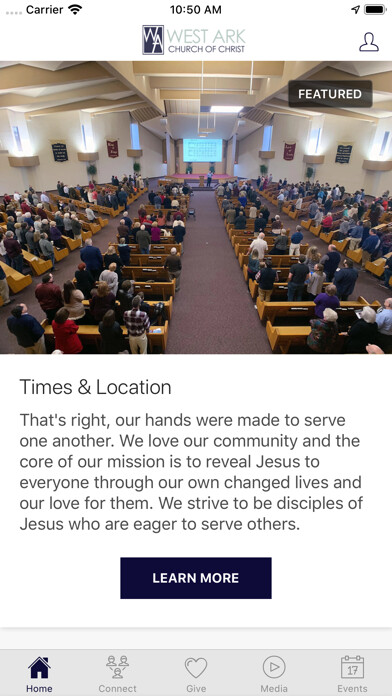 Emulate iPhone app WestArk Church of Christ using MyAndroid Emulate iPhone app WestArk Church of Christ using MyAndroid