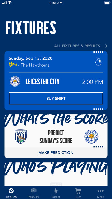 Emulate iPhone app West Bromwich Albion using MyAndroid Emulate iPhone app West Bromwich Albion using MyAndroid