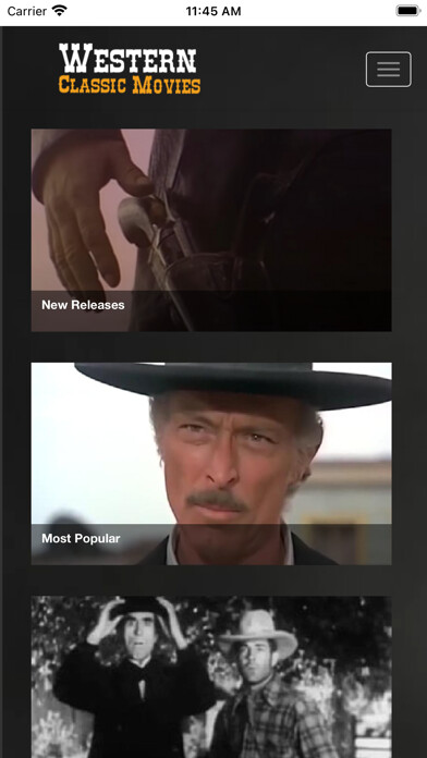 Emulate iPhone app Western Classic Movies using MyAndroid Emulate iPhone app Western Classic Movies using MyAndroid
