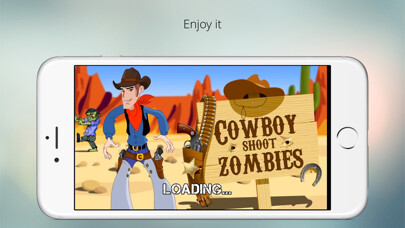 Emulate iPhone app Western cowboy gun blood: Zombies sleeping in the grave using MyAndroid