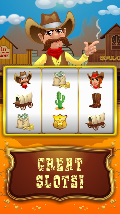 Emulate iPhone app Western Cowboys Slots using MyAndroid