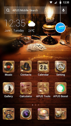 Emulate Android APK Western cowboy style launcher theme