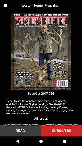 Run android online APK Western Hunter Magazine from MyAndroid or emulate Western Hunter Magazine using MyAndroid Run android online APK Western Hunter Magazine from MyAndroid or emulate Western Hunter Magazine using MyAndroid