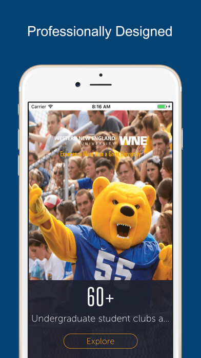 Emulate iPhone app Western New England University using MyAndroid Emulate iPhone app Western New England University using MyAndroid