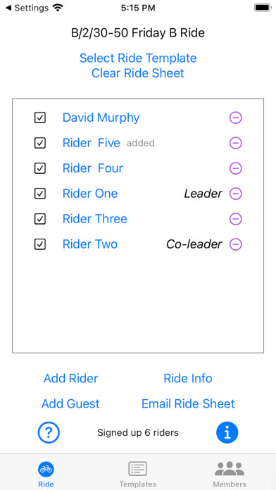 Emulate iPhone app Western Wheelers Ride Sign In using MyAndroid Emulate iPhone app Western Wheelers Ride Sign In using MyAndroid