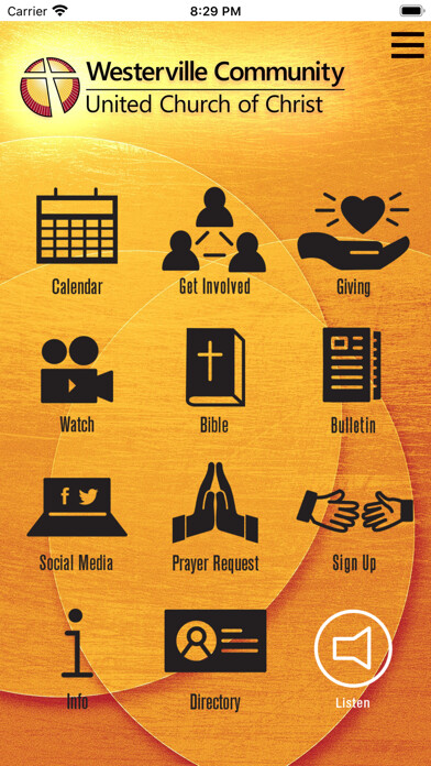 Emulate iPhone app Westerville Community UCC using MyAndroid
