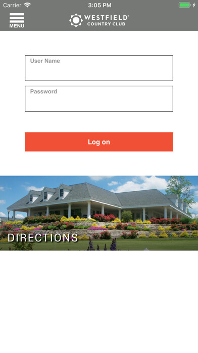 Emulate iPhone app Westfield Country Club using MyAndroid