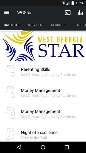 Run android online APK West Georgia Star from MyAndroid or emulate West Georgia Star using MyAndroid