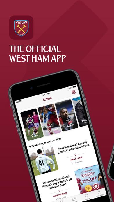 Emulate iPhone app West Ham United using MyAndroid Emulate iPhone app West Ham United using MyAndroid