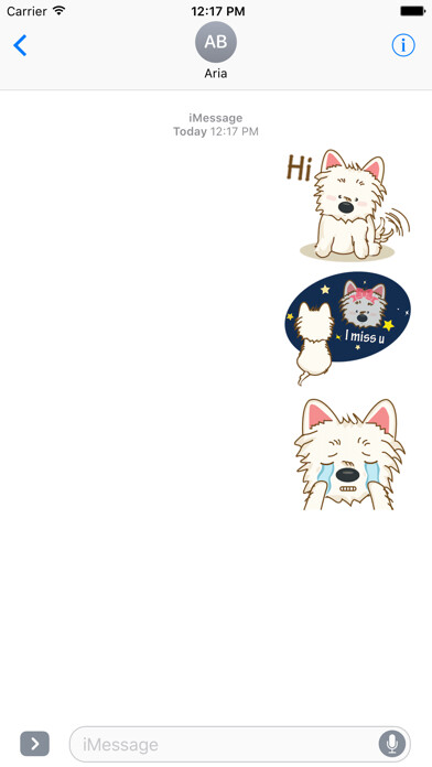 Emulate iPhone app West Highland White Terrier using MyAndroid