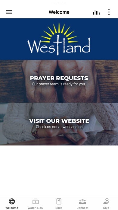 Emulate iPhone app Westland Baptist Church using MyAndroid Emulate iPhone app Westland Baptist Church using MyAndroid