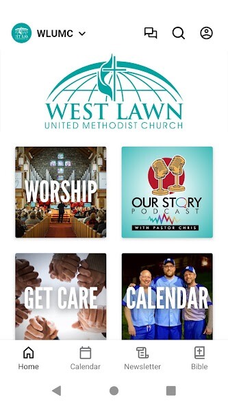 Emulate iPhone app West Lawn UMC using MyAndroid Emulate iPhone app West Lawn UMC using MyAndroid