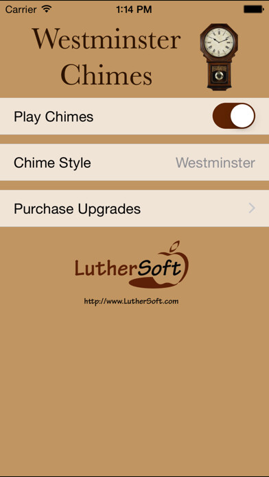 Emulate iPhone app Westminster Chimes Lite using MyAndroid Emulate iPhone app Westminster Chimes Lite using MyAndroid