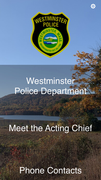 Emulate iPhone app Westminster MA PD using MyAndroid
