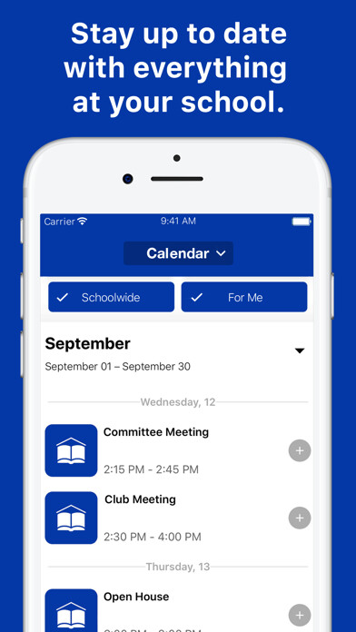Emulate iPhone app Westminster Schools–Augusta GA using MyAndroid