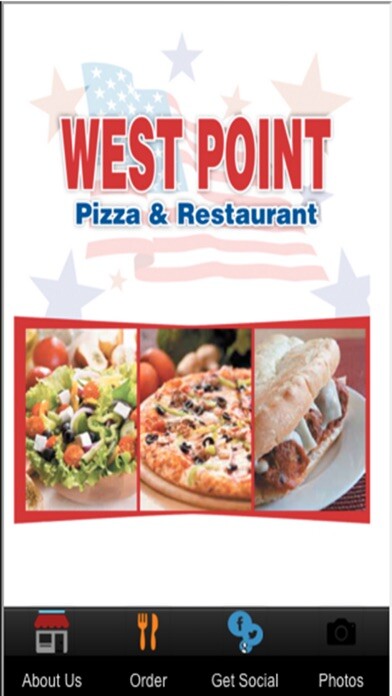 Emulate iPhone app West Point Pizza using MyAndroid