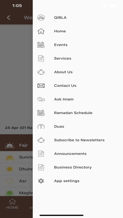Emulate iPhone app West Shore Islamic Centre using MyAndroid Emulate iPhone app West Shore Islamic Centre using MyAndroid