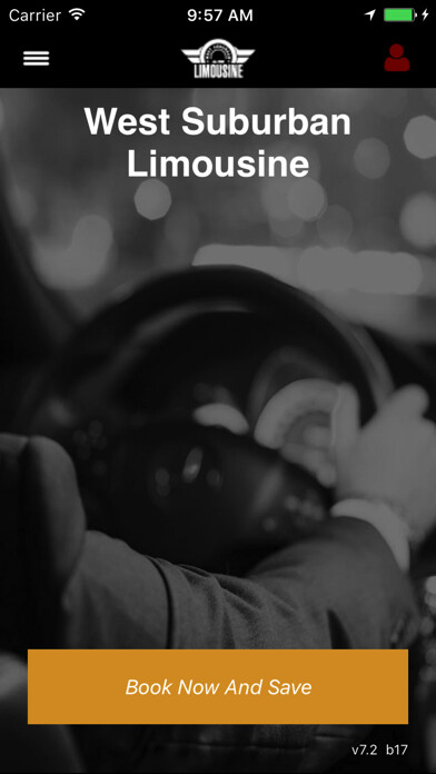 Emulate iPhone app West Suburban Limousine using MyAndroid