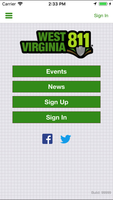 Emulate iPhone app West Virginia 811 using MyAndroid