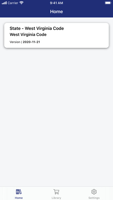 Emulate iPhone app West Virginia Code using MyAndroid