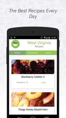 Emulate Android APK West Virginia Cuisine: Recipes