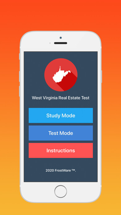 Emulate iPhone app West Virginia Real Estate Test using MyAndroid