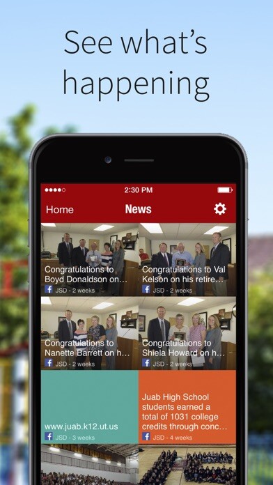Emulate iPhone app West York Area School District using MyAndroid