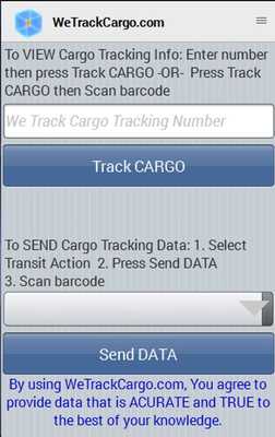 Emulate Android APK WeTrackCargo.com Emulate Android APK WeTrackCargo.com
